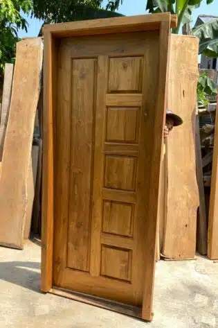 Model Pintu Kayu Jati Mewah