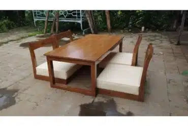 Jual Meja Makan Lesehan Kayu Jati – Custom, Kuat, dan Tahan Lama