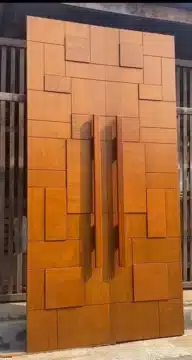 pintu kayu double